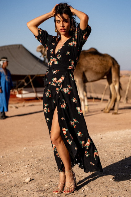RUBINA DRESS BUDS OF ROSES