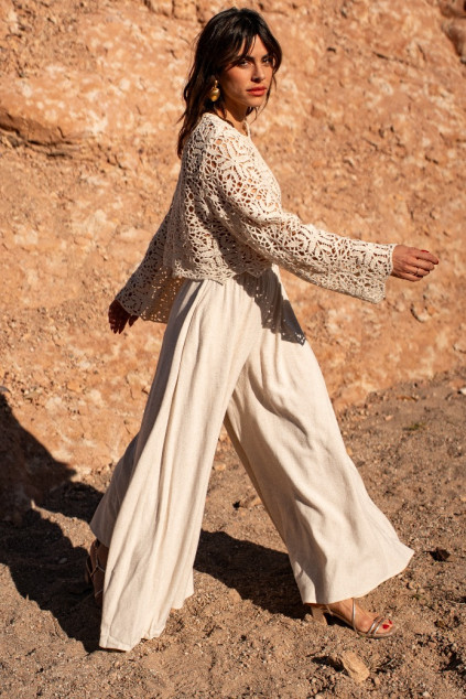 POWDER BEIGE PANT