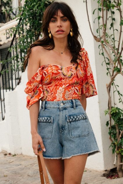 CASSIE PRINTED BLOUSE JAKARTA