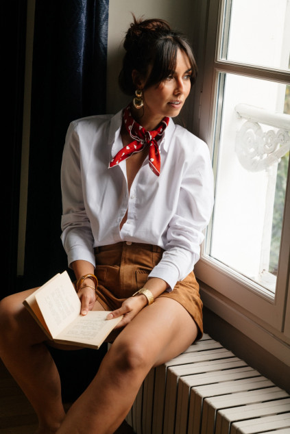 CROSSBODY SUEDE COGNAC