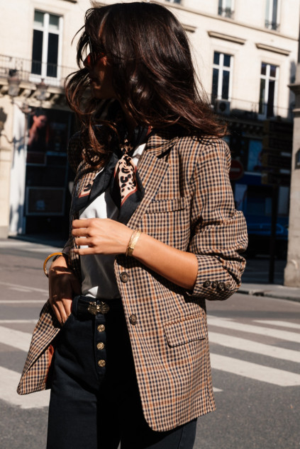 ENORE ARA CAMEL JACKET