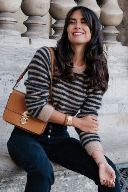 PULL LUISA MARINIERE NOIR...