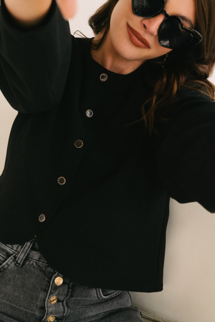 BLOUSE BOSSIA BOB NOIR