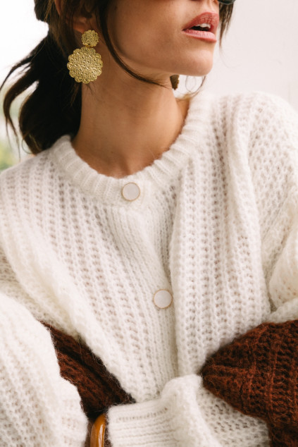 LUCIE WHITE PULLOVER