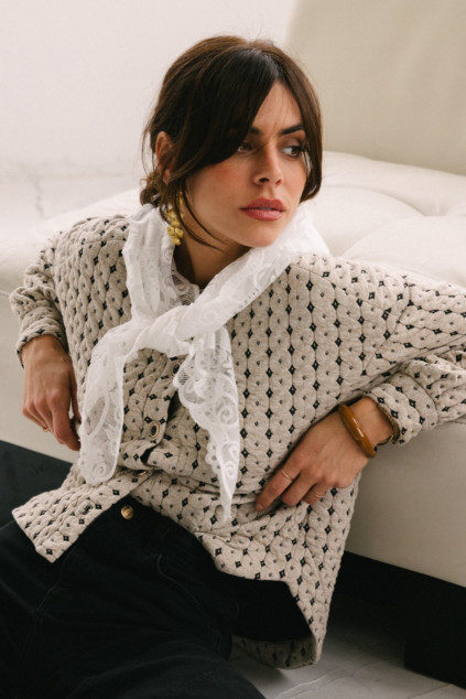 BORIS BENEDICTO BEIGE BLOUSE