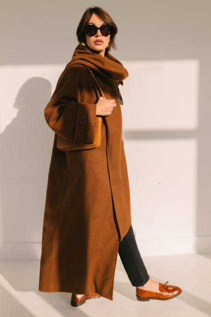 MURPHY WHITE CAMEL COAT