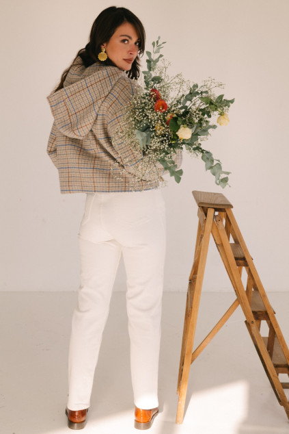 SWEAT BALTH DAMIER AZUR