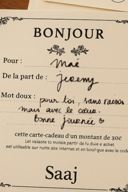 CARTES CADEAUX - PHYSIQUE