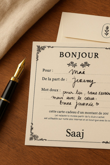 CARTES CADEAUX - PHYSIQUE