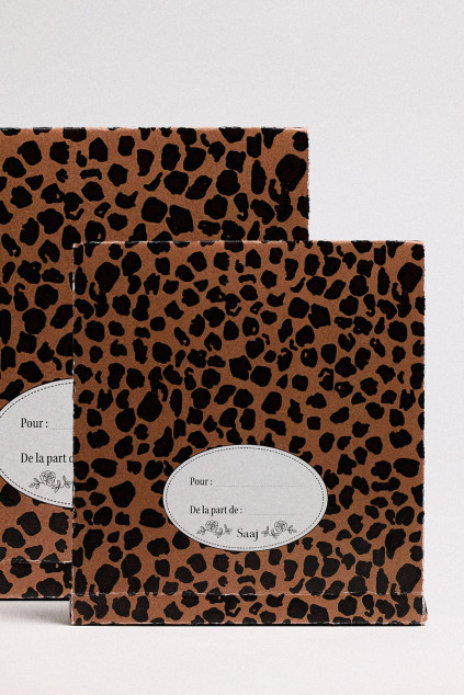 POCHETTE CADEAU LEOPARD