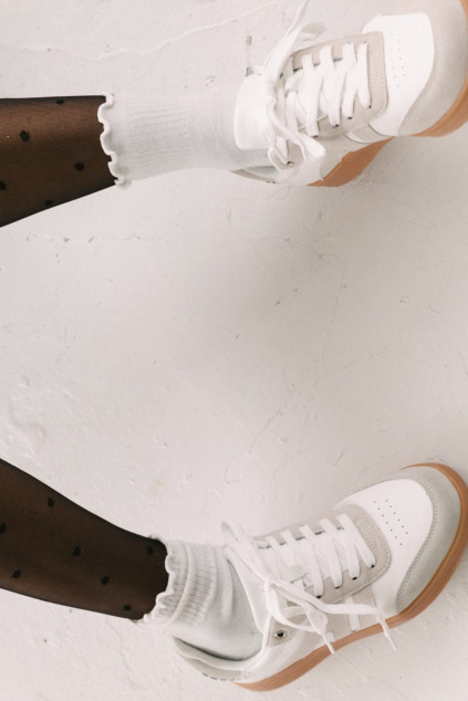 CHAUSSETTES HORION COTON ECRU