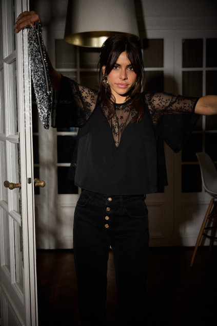 BLOUSE BICHE MANOLAMA BLACK...