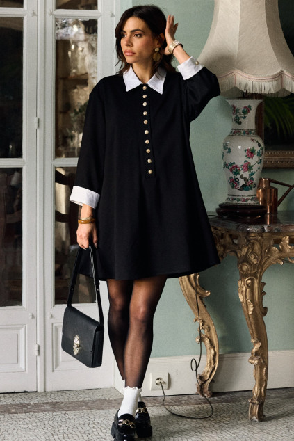 RODREGUE DRESS BLACK & WHITE