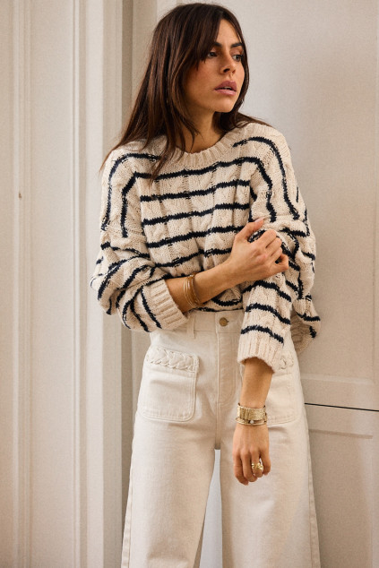 PULL MONDRIAN RAYURES