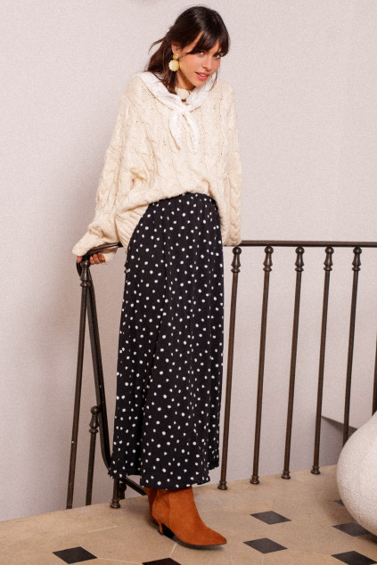 JUPE JUSTINA DOTY NOIR