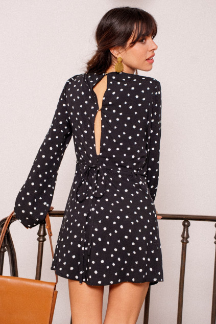 ROBE ROSELINA DOTY NOIR