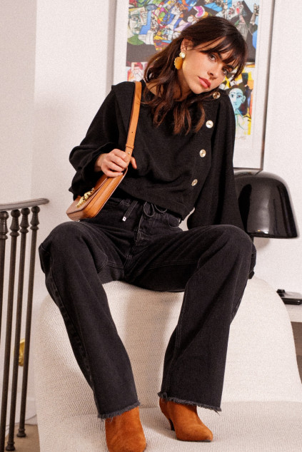 BLOUSE BANJIT IZORA NOIR