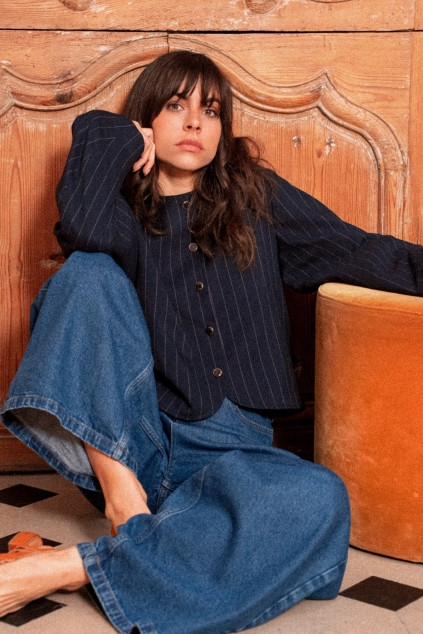 BLOUSE BOSSIA PAIGE MARINE