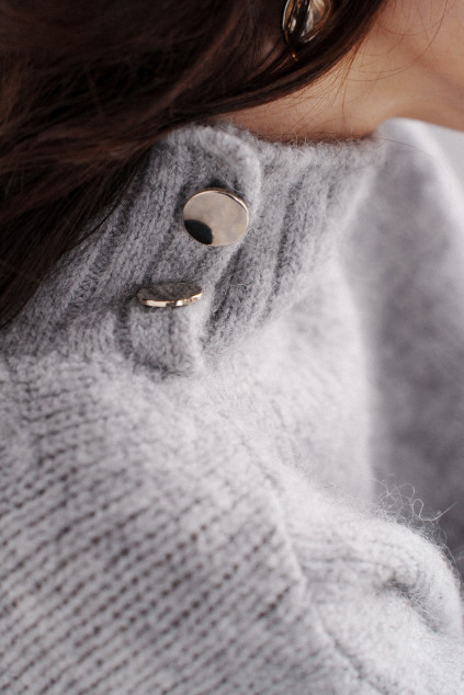 LIGHT GRAY HUGO SWEATER NEW