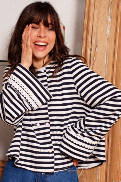 BLOUSE BASMA JUSTIN MARINIERE