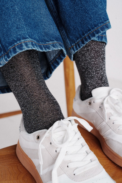 SILVER BRILLO SOCK