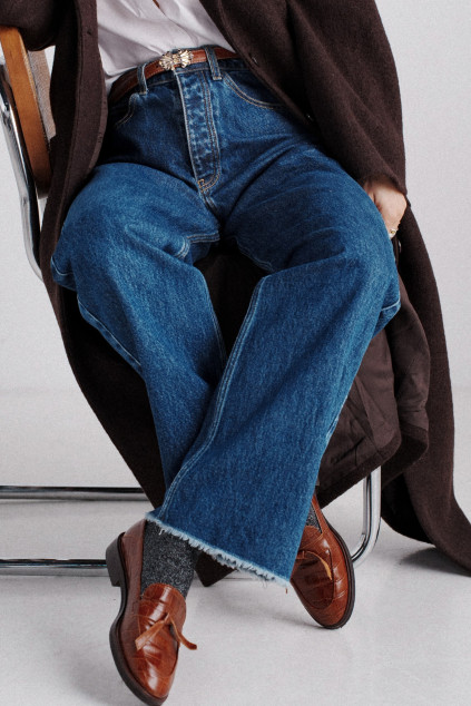 MOCASSINS CONRAD CROCO CAMEL