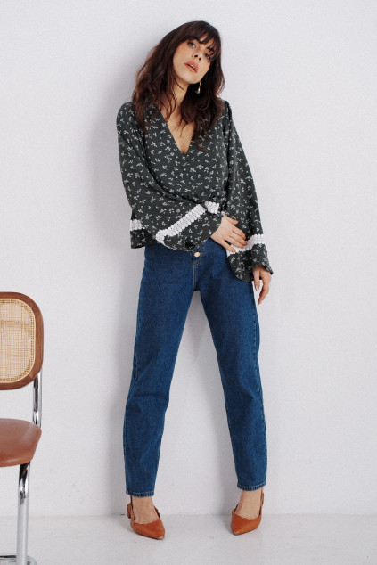 BLOUSE BASILIC PENTO KAKI