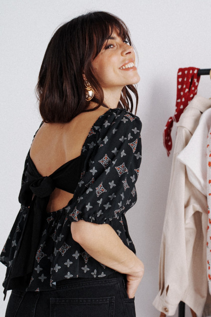 BLOUSE BLAISE CELTIQUE NOIR
