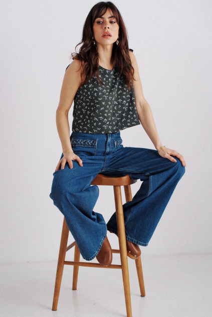 TOP TOMETTE PENTO KAKI