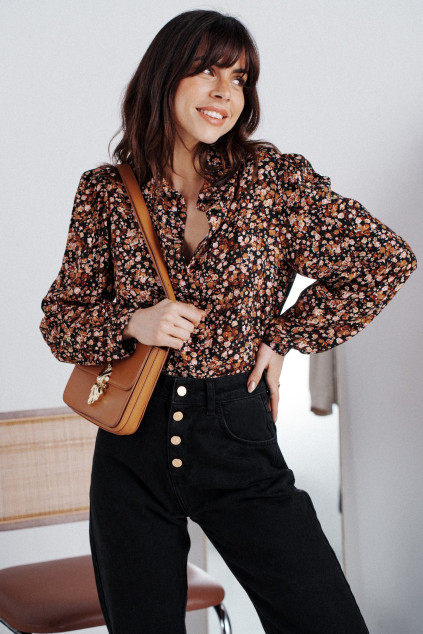 CHEMISE MARIA NEROLI NOIR