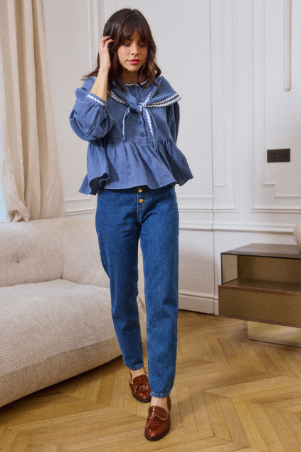 BLOUSE BUDY GAZE MINUIT