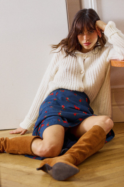 JUPE GIUSEPPA BOUQUET MARINE