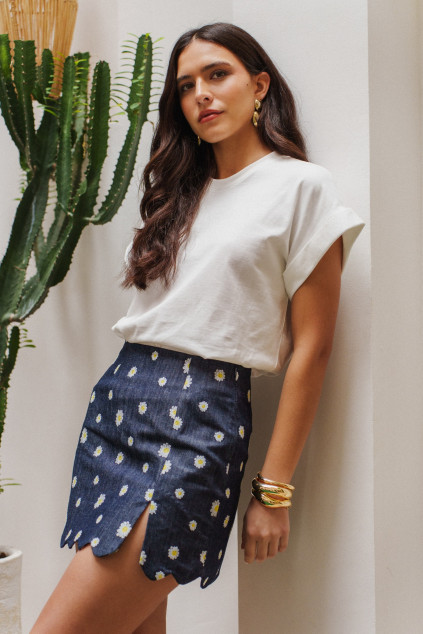 JUPE INES COTON BRUT