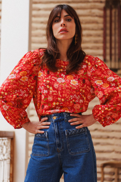 BLOUSE BENEDICTE IMPRIME...