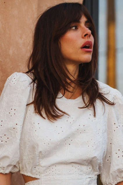 BLOUSE BONIFACE COTON BLANC