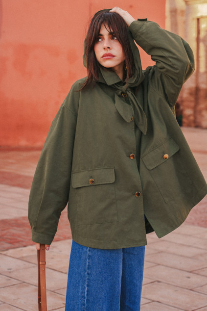 TRENCH MARLY PEACH KAKI