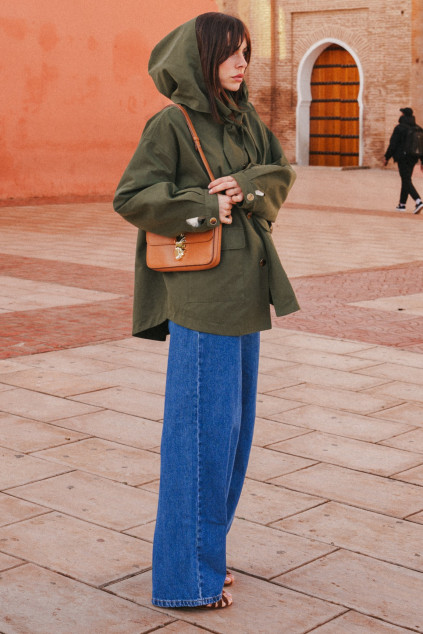 TRENCH MARLY PEACH KAKI