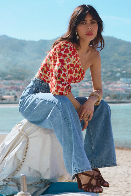 BLOUSE BABI IMPRIME ANEMONE