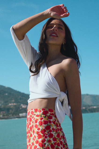 BLOUSE BABI LINO BLANC