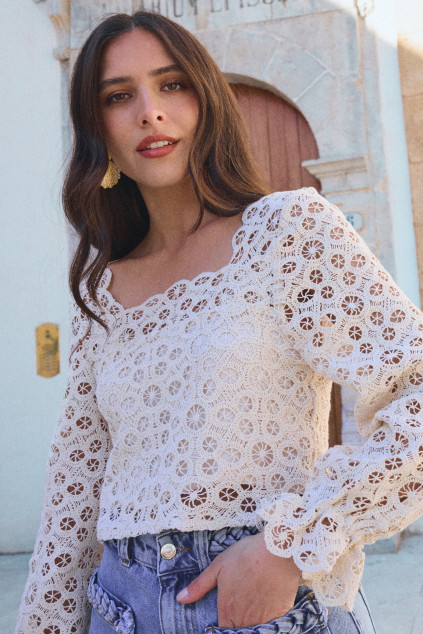 CLEO GUIPURE BLOUSE JETSY