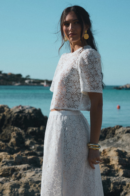 BLOUSE BERNIAL COTON BLANC