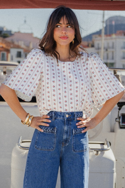 BLOUSE BRAME IMPRIME...