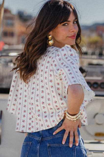 BLOUSE BRAME IMPRIME...
