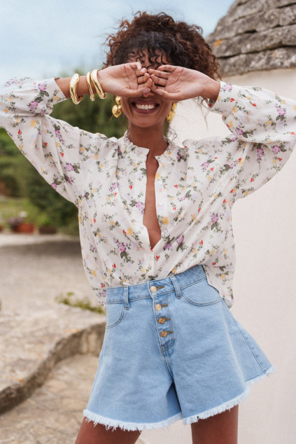 RUFUS PRINTED BLOUSE HONFLEUR
