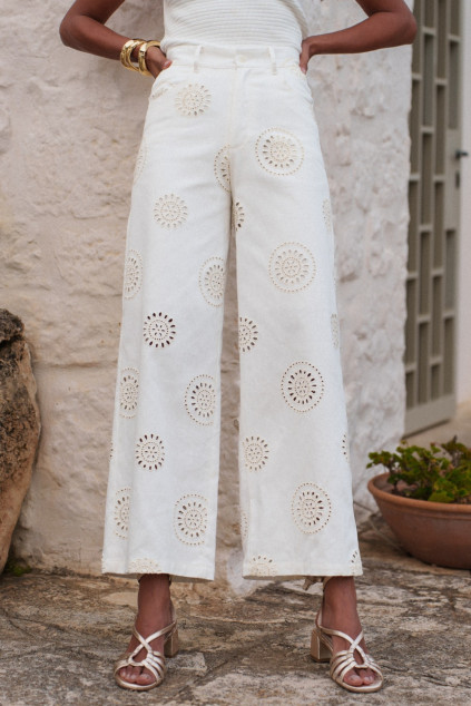 DIEGO EMBROIDERY PANTS