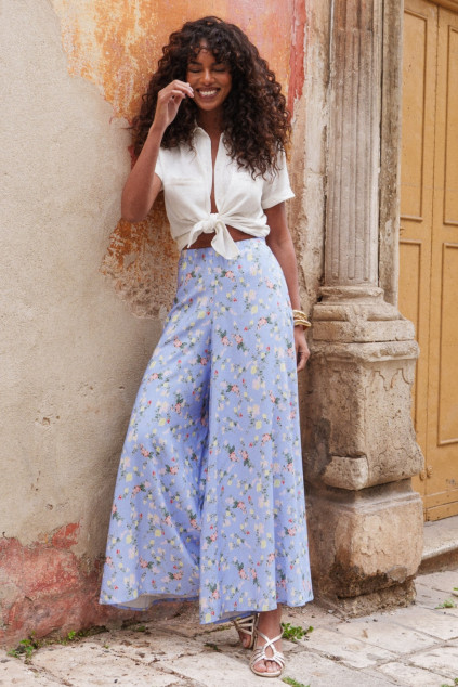 POWDER PRINT PANTS