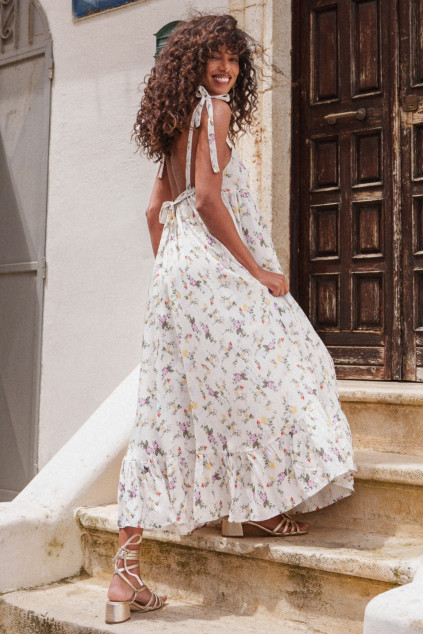 HONFLEUR PRINTED RAMEAUD DRESS