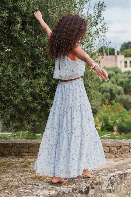 JANINE PRINTED SKIRT