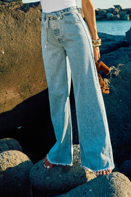 JEAN JORDANA DENIM BLEACH