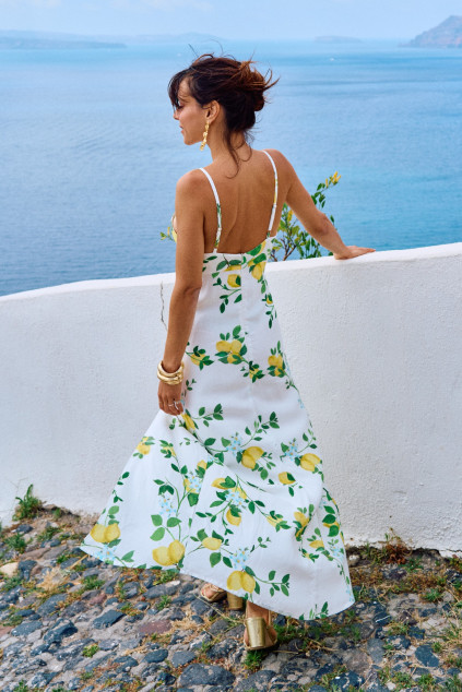 RINARA DRESS CITRUS PRINT